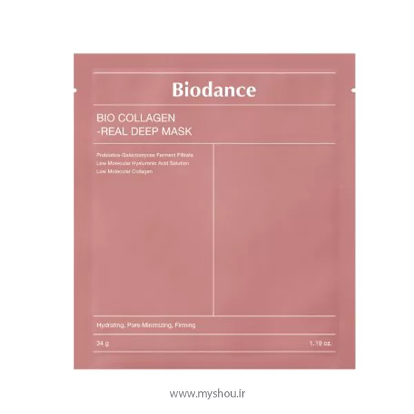 ماسک هیدروژل بایودنس مدل Bio-Collagen Real Deep Mask وزن 34 گرم