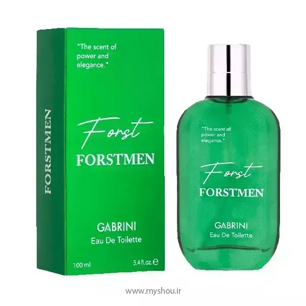 ادکلن مردانه گابرینی مدل Forstmen Green حجم 100 میلیلیتر